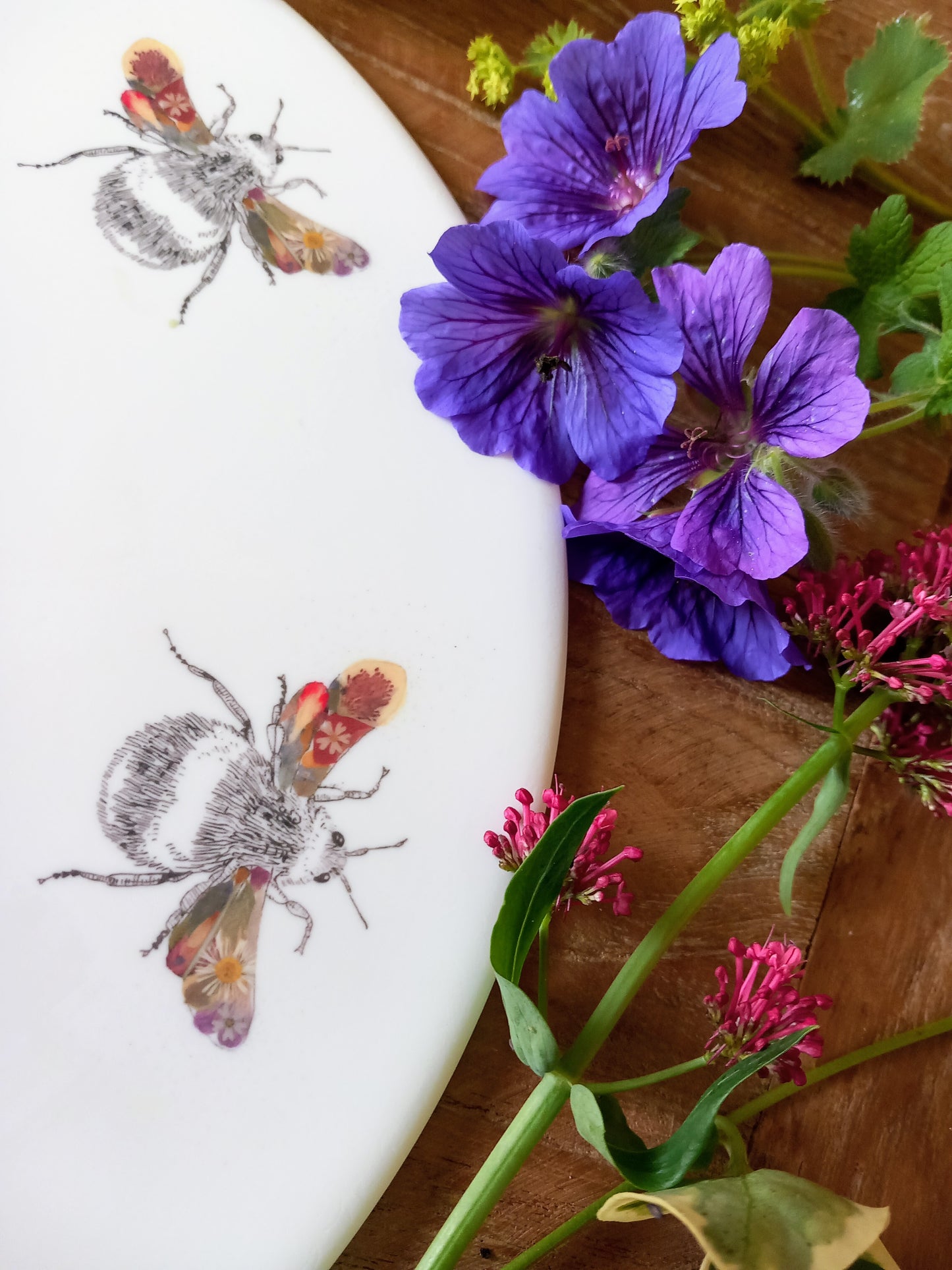 -Multi-Purpose Stonemax Platters- 'Flower Bee'