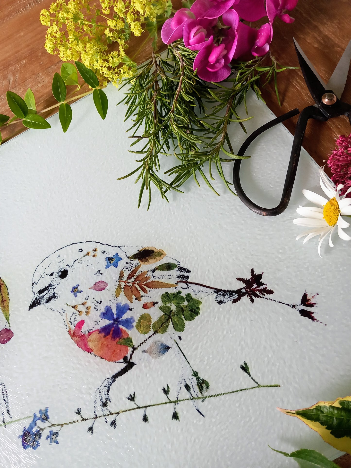 -Glass Chopping Boards- 'Robin Duo'