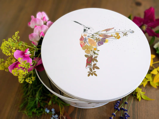 -Large Storage Tins- 'Hummingbird'