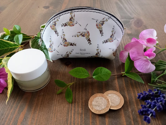 -Cosmetic Bags- Mini 'Hello Hummingbirds'