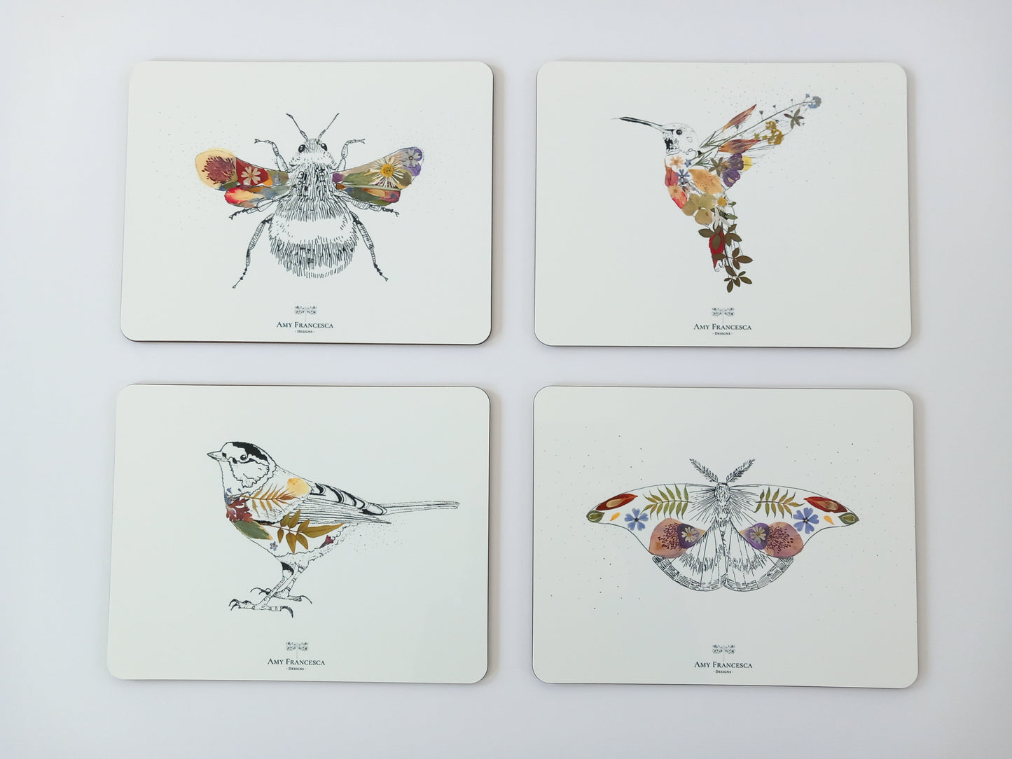 -Placemats- 'Mixed Designs' (Set of 4)