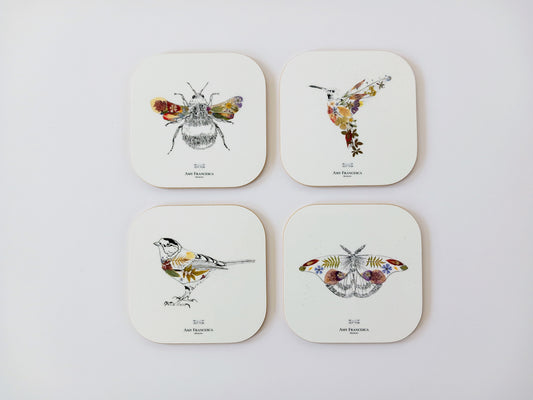 -Drink Coasters- 'Mixed Designs' (Set of 4)