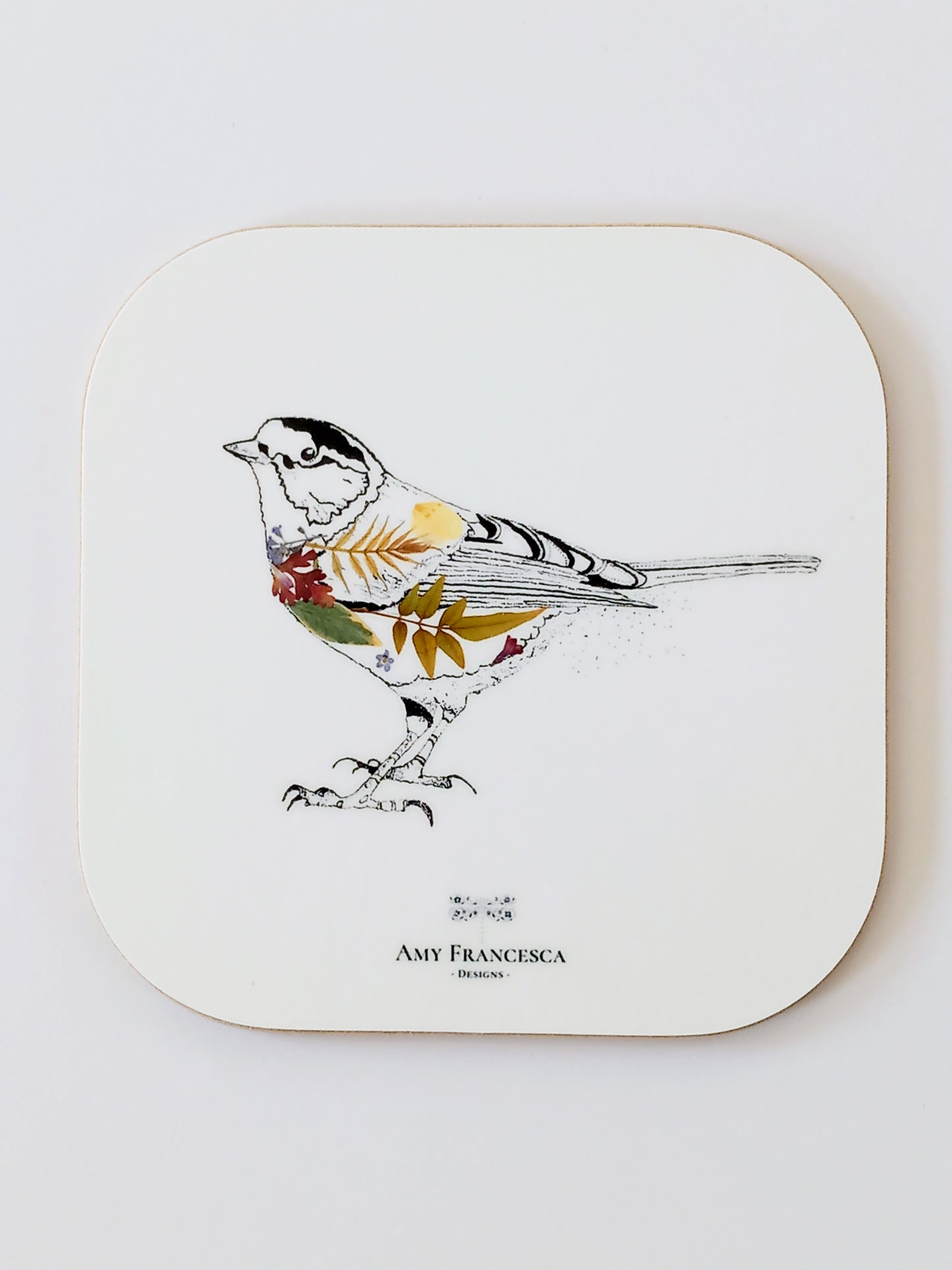 -Drink Coasters- 'Great Tit' (Set of 4)