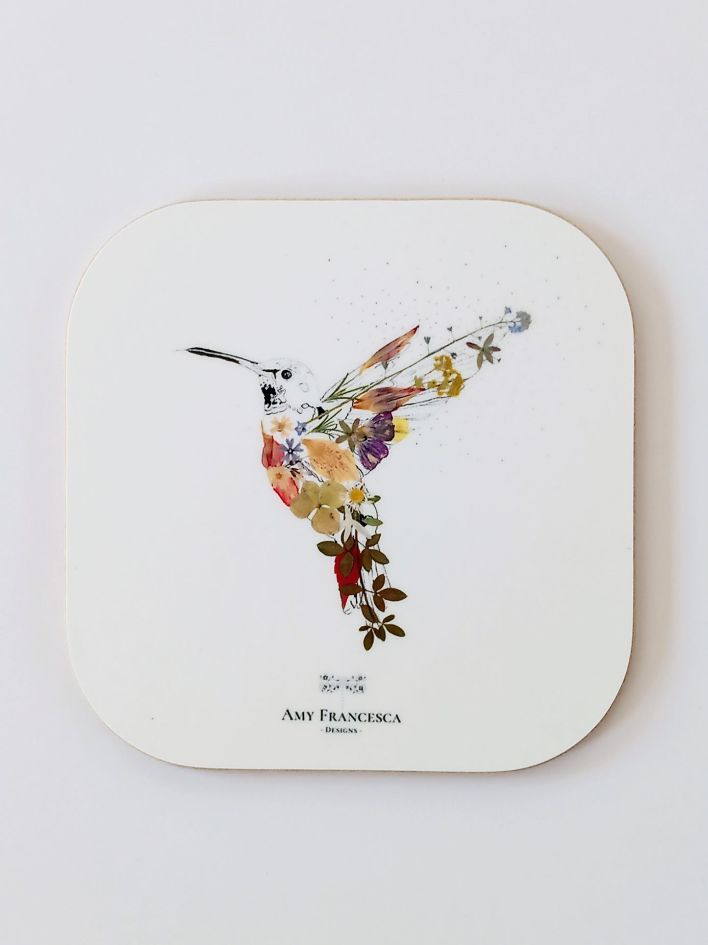 -Drink Coasters- 'Hummingbird' (Set of 4)