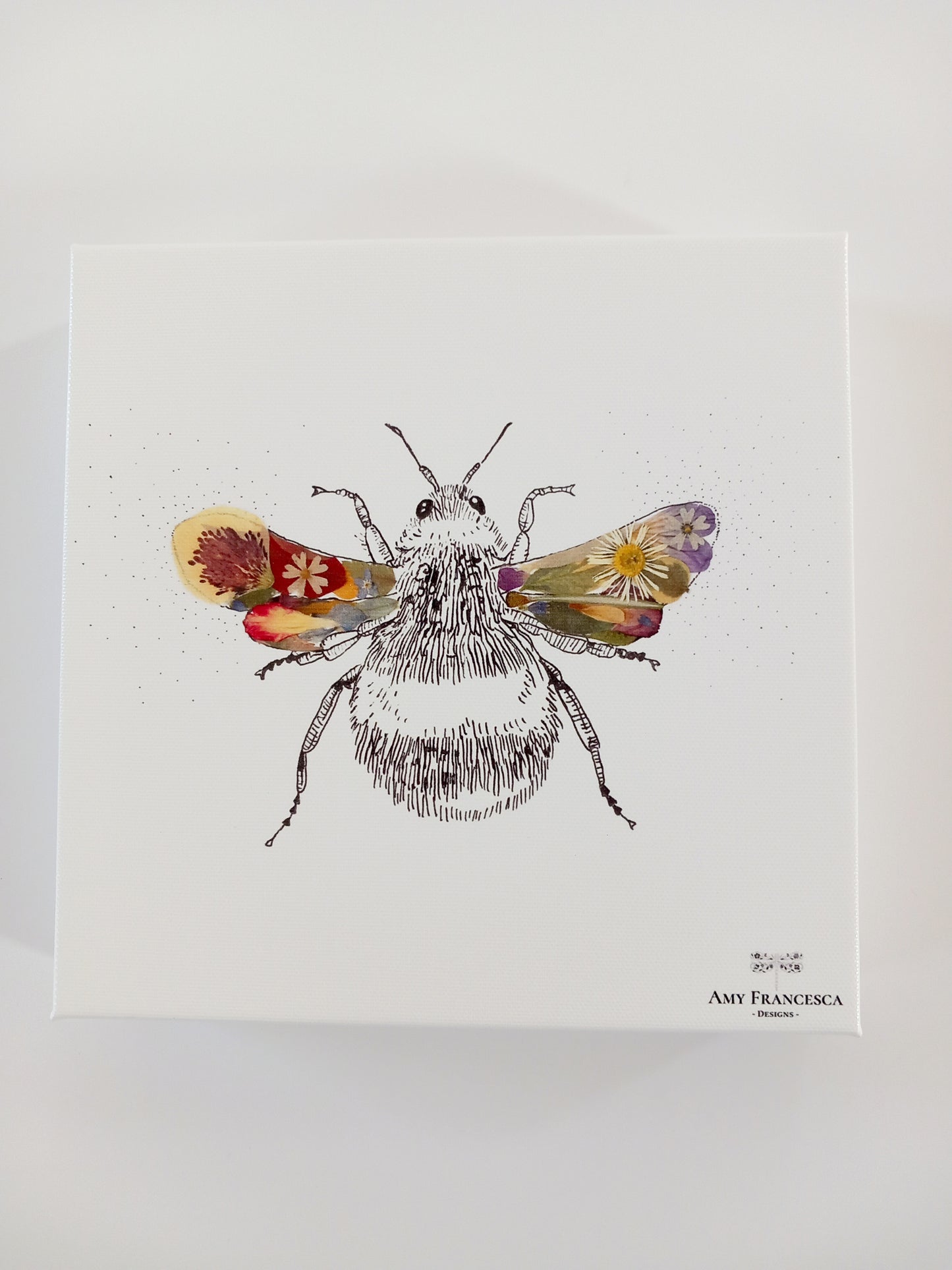 -Eco Canvas Prints- 'Flower Bee'