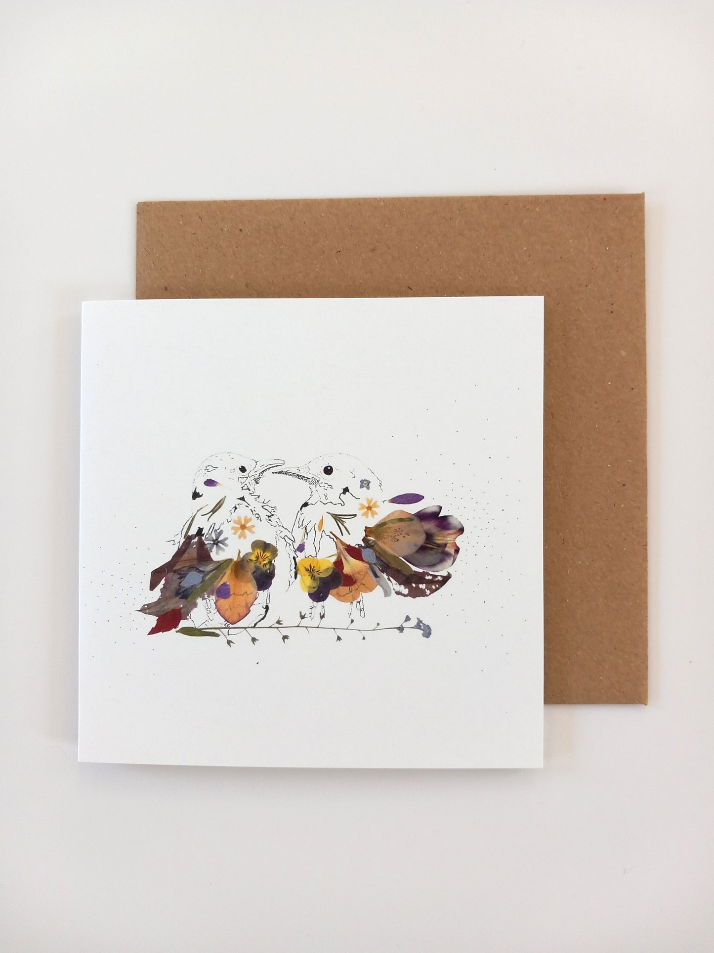 -Cards- 'Kissing Birds'