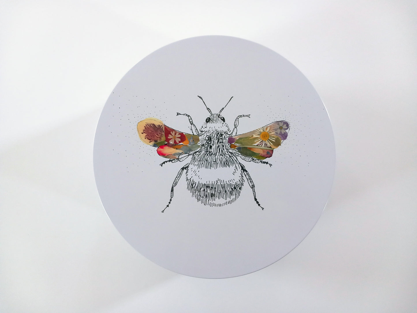 -Large Storage Tins- 'Flower Bee'