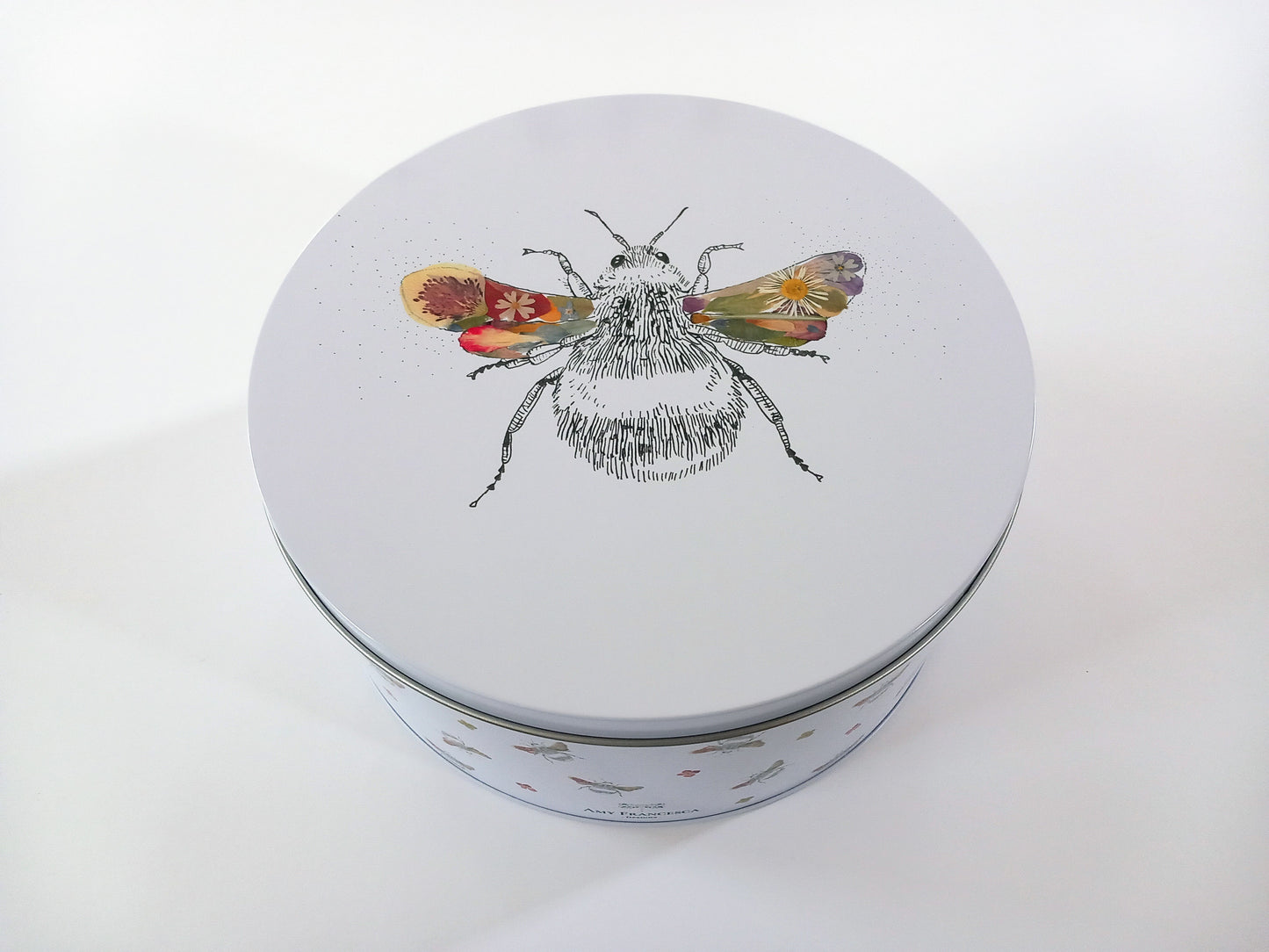 -Large Storage Tins- 'Flower Bee'