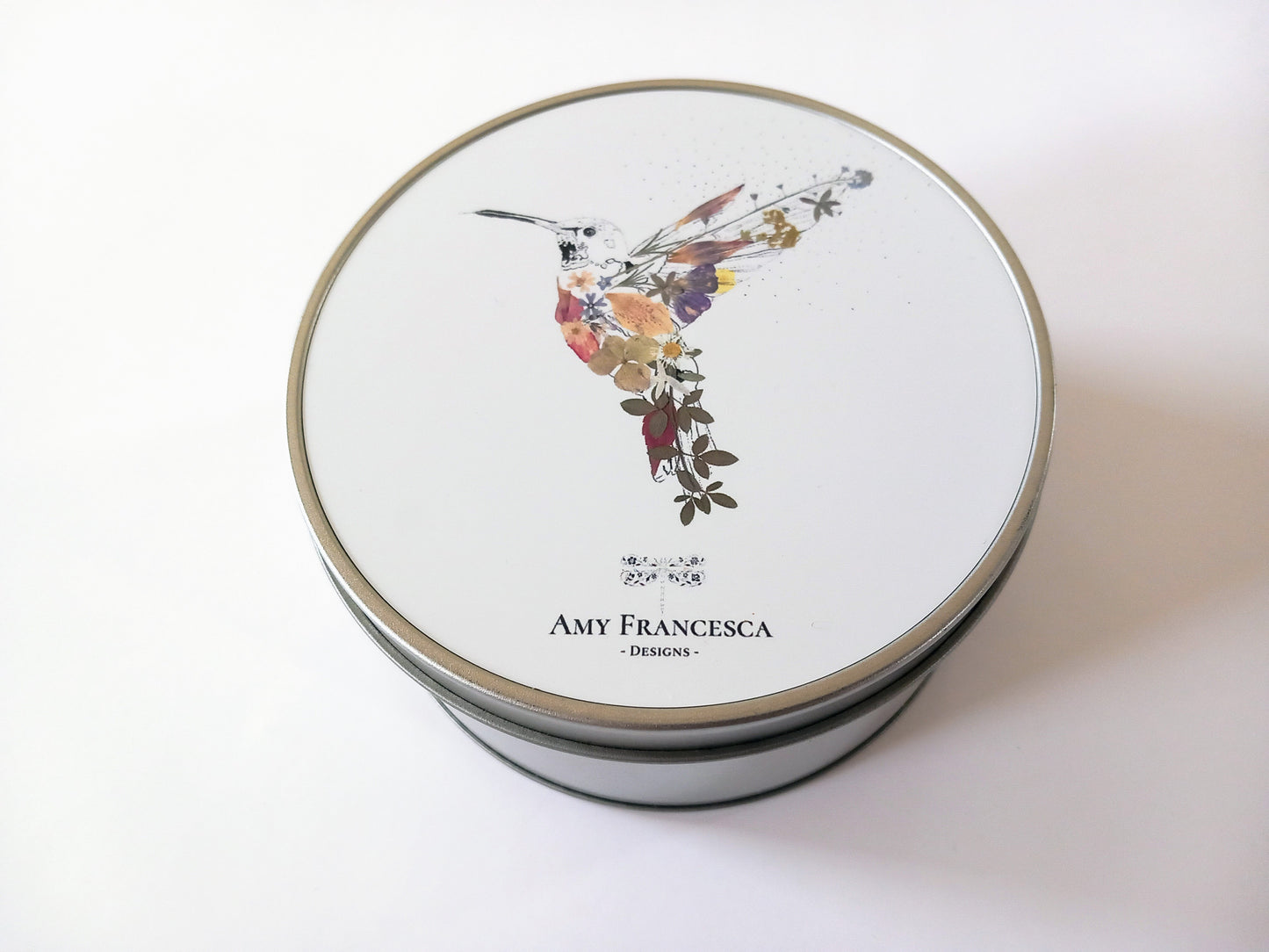 -Small Storage Tins- 'Hummingbird'