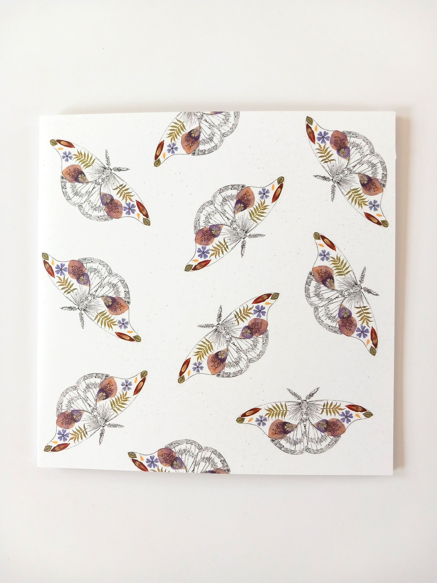 -Cards- 'Floral Moth Flutter'