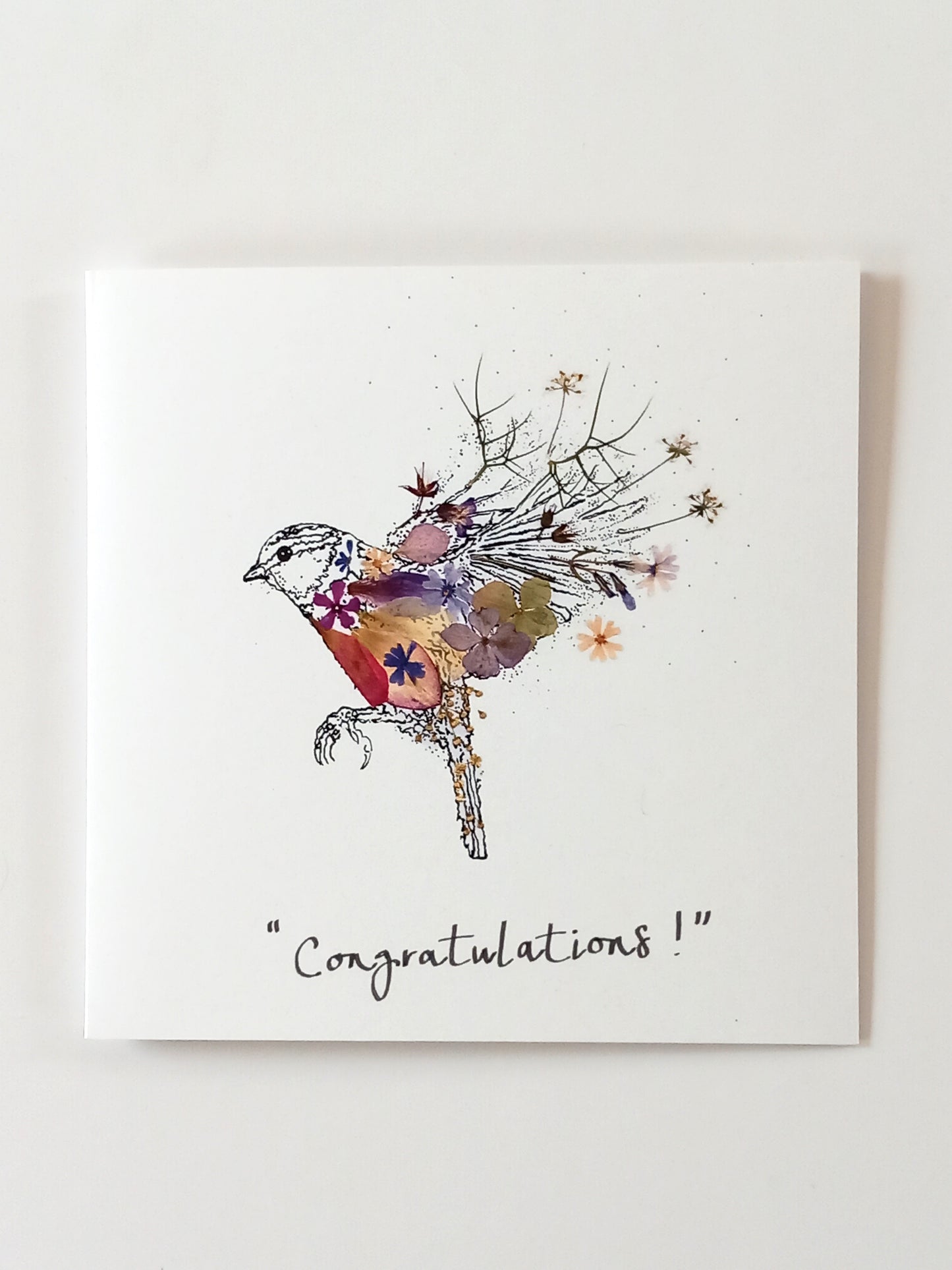 -Cards- 'Bird in Flight' (Cover message: "Congratulations!")