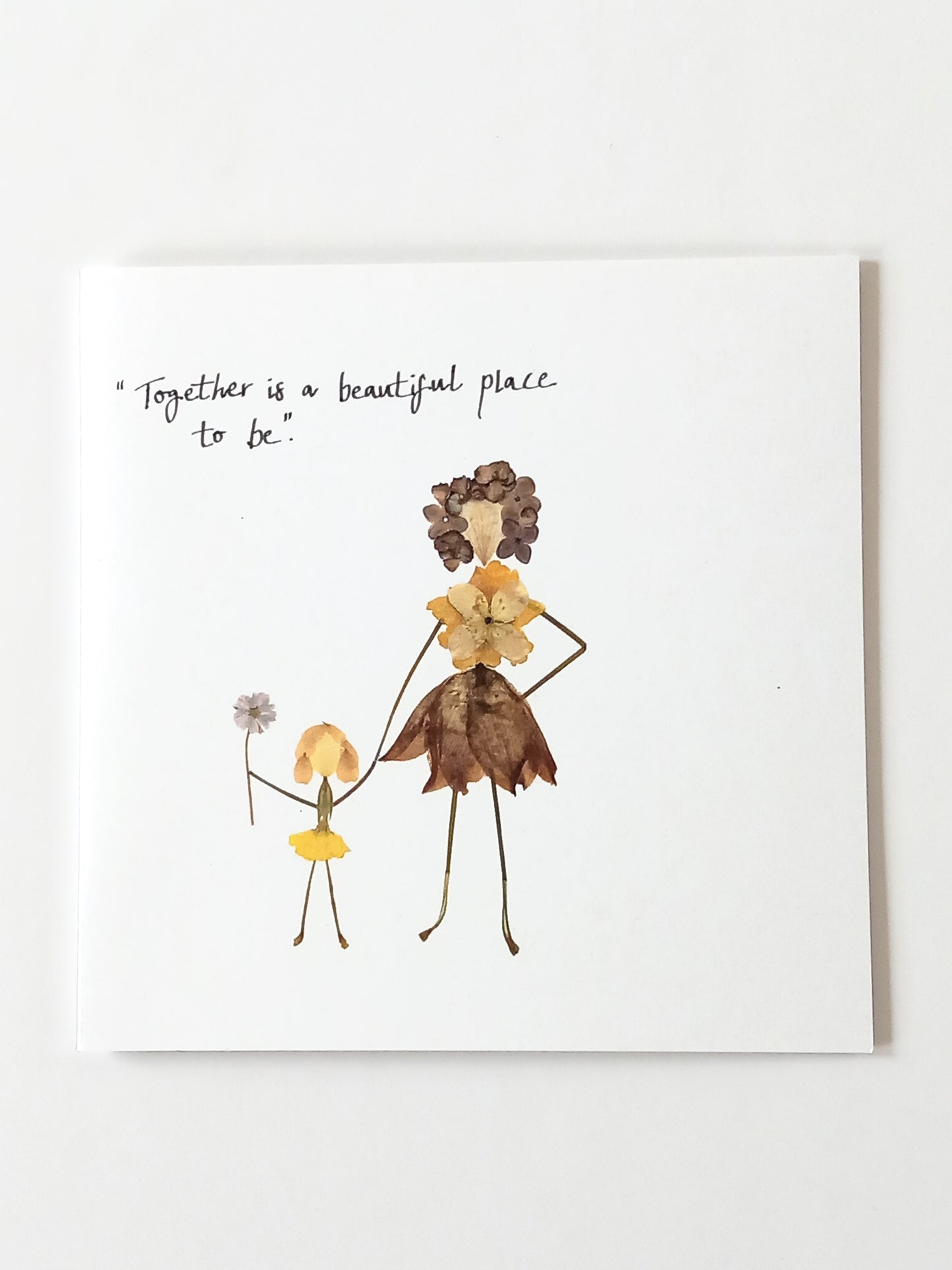 -Cards- 'Holding Hands' (Cover message: "Together is a beautiful place to be"