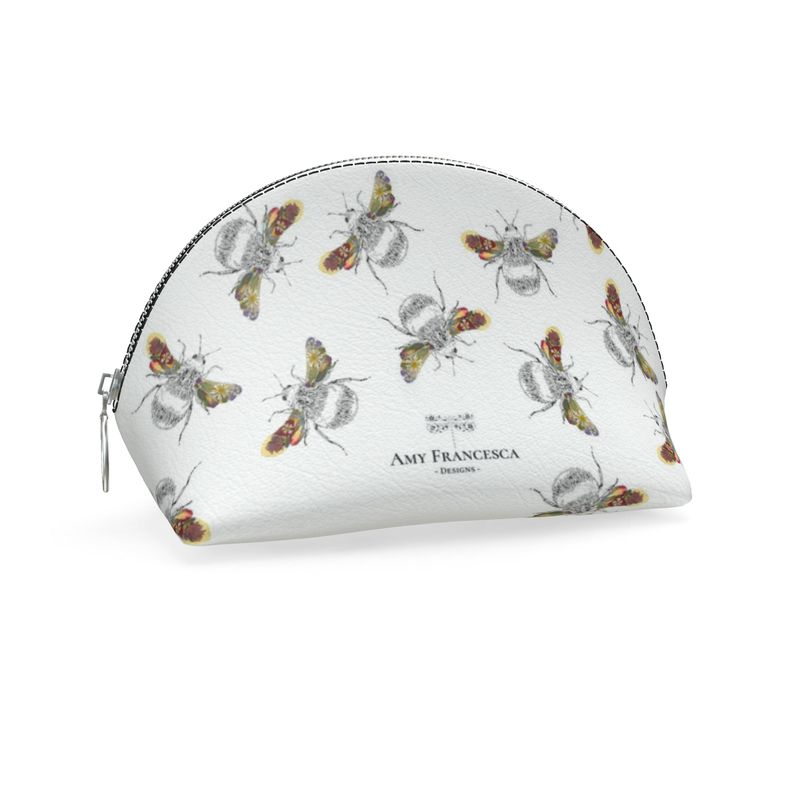 -Cosmetic Bags- Mini 'Busy Flower Bees'
