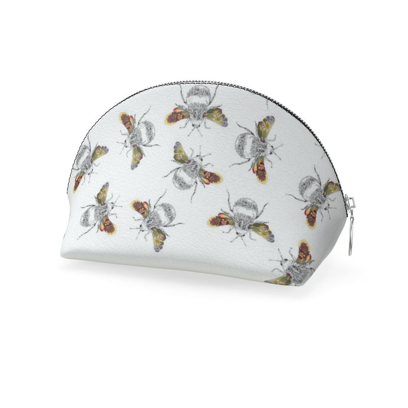 -Cosmetic Bags- Mini 'Busy Flower Bees'