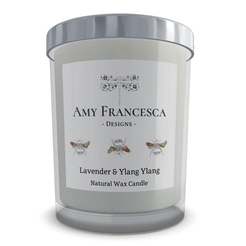 -Scented Candles- 'Flower Bee' (Lavender & Ylang Ylang)
