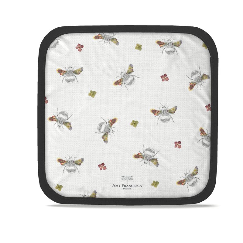 -Pot Holders- 'Flower Bee'