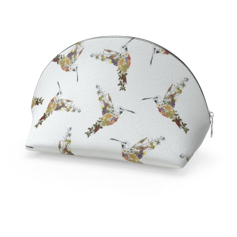 -Cosmetic Bags- Regular 'Hello Hummingbirds'