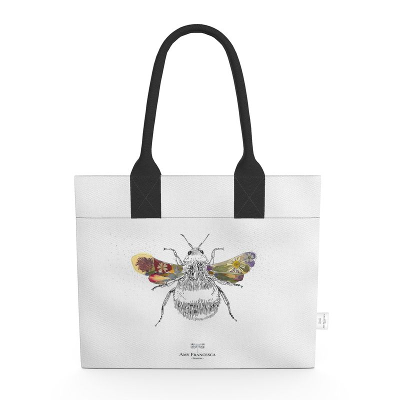 -Tote Bags- Totelet 'Flower Bee'