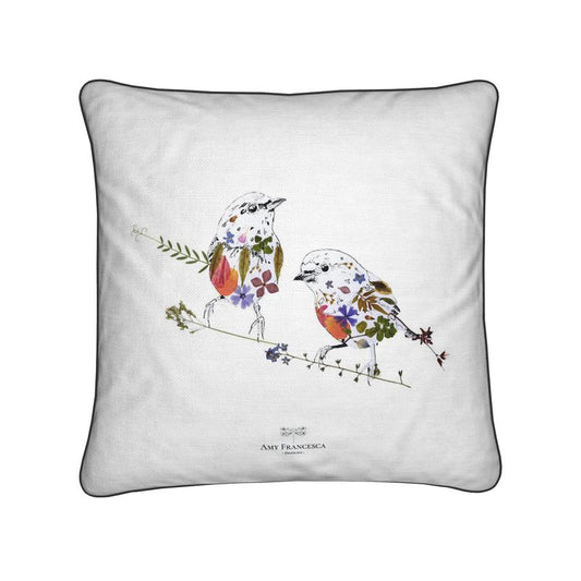 -Cushions- 'Robin Duo' (Single-Sided Print)