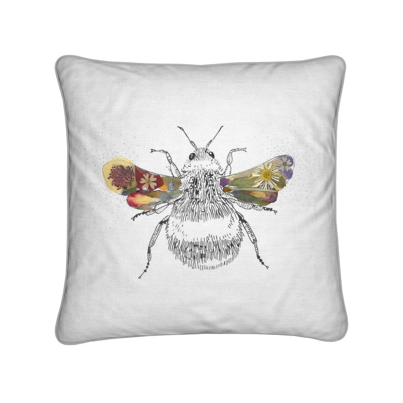 -Cushions- 'Flower Bee' (Double-Sided Print)