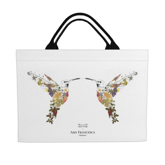-Tote Bags- Carryall Tote 'Heavenly Hummingbirds'