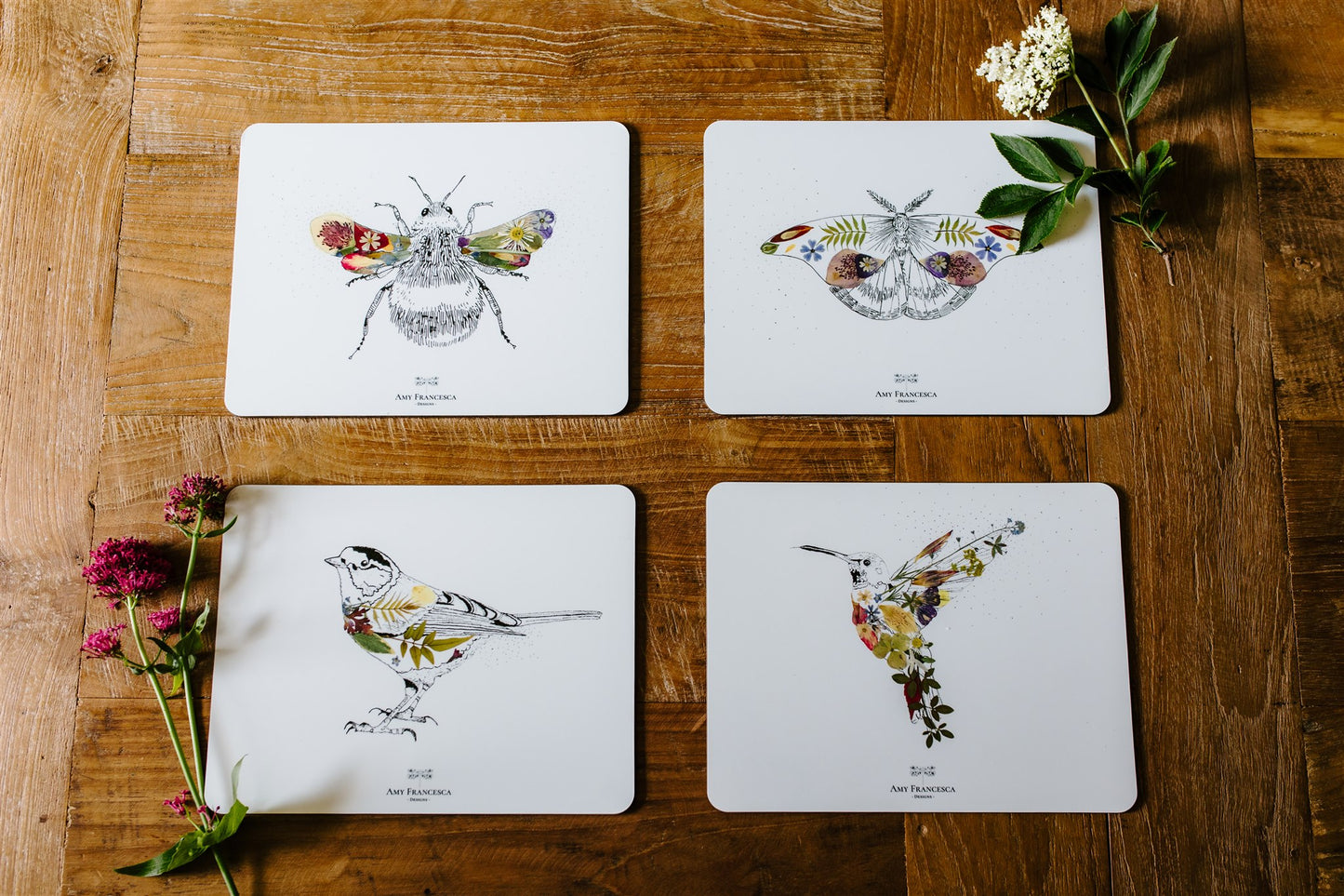 -Placemats- 'Mixed Designs' (Set of 4)