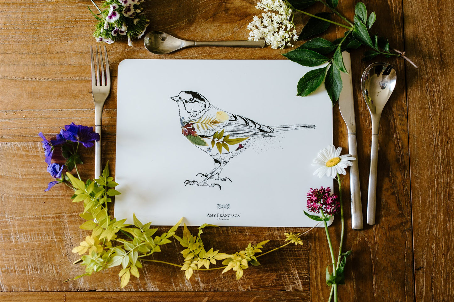 -Placemats- 'Great Tit' (Set of 4)