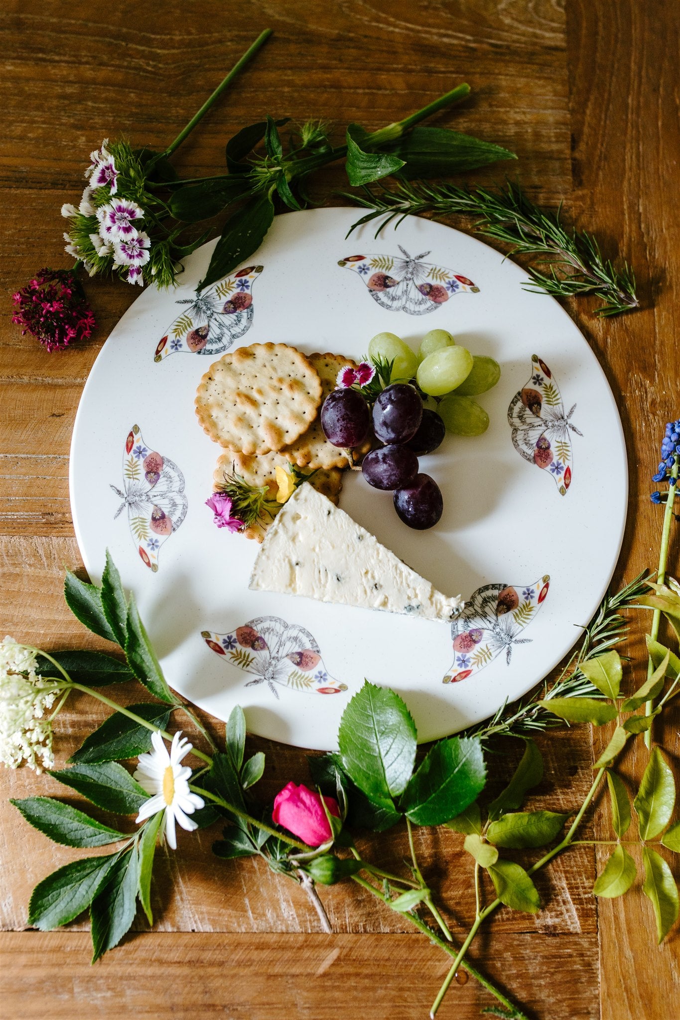 -Multi-Purpose Stonemax Platters- 'Floral Moth'