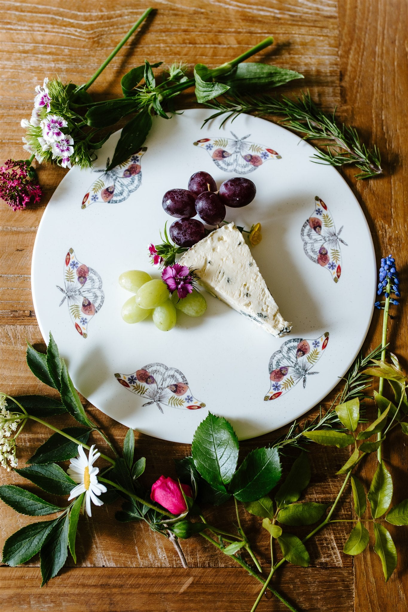 -Multi-Purpose Stonemax Platters- 'Floral Moth'