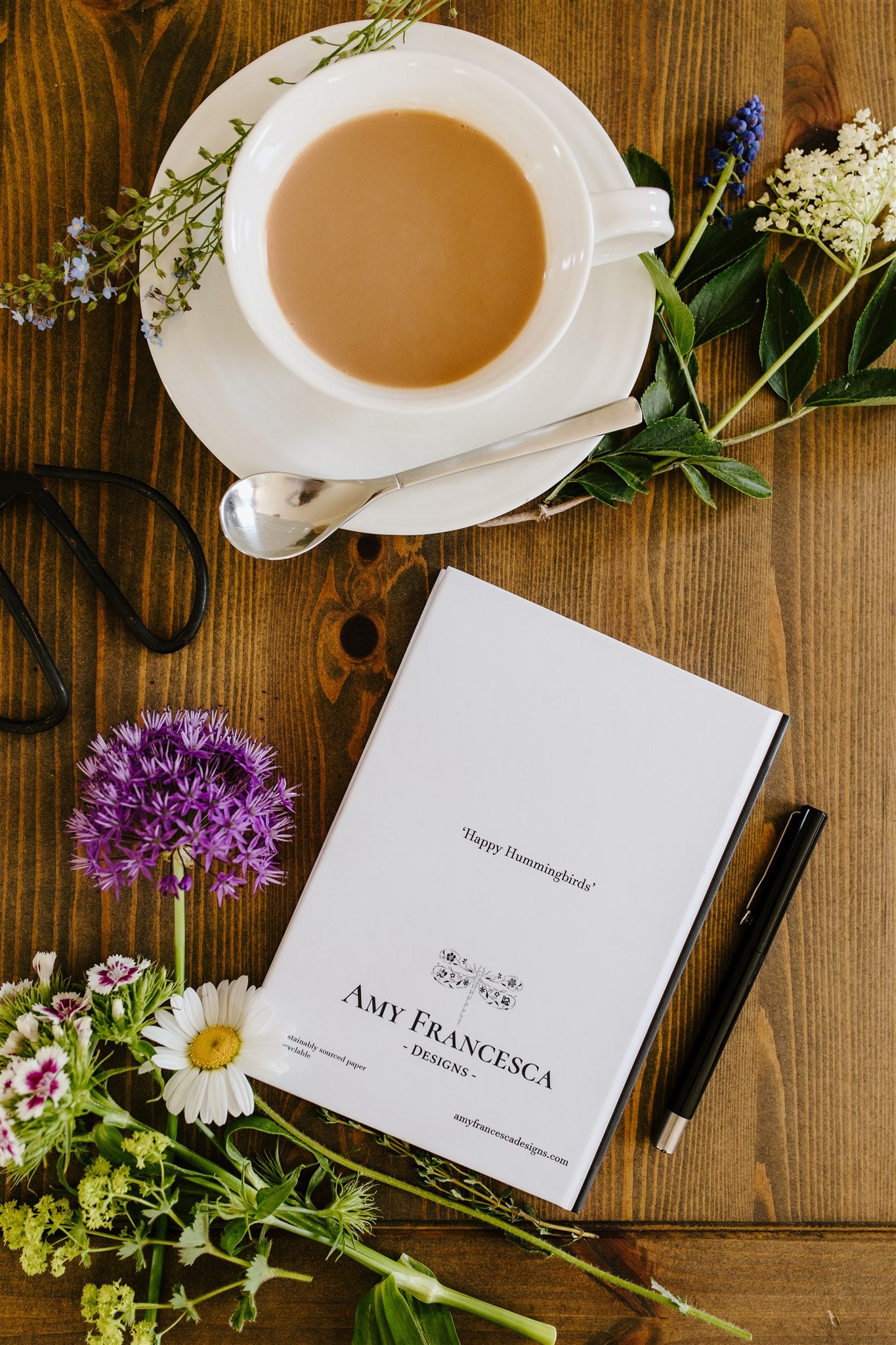 -Journals- 'Happy Hummingbirds' (Blank pages)