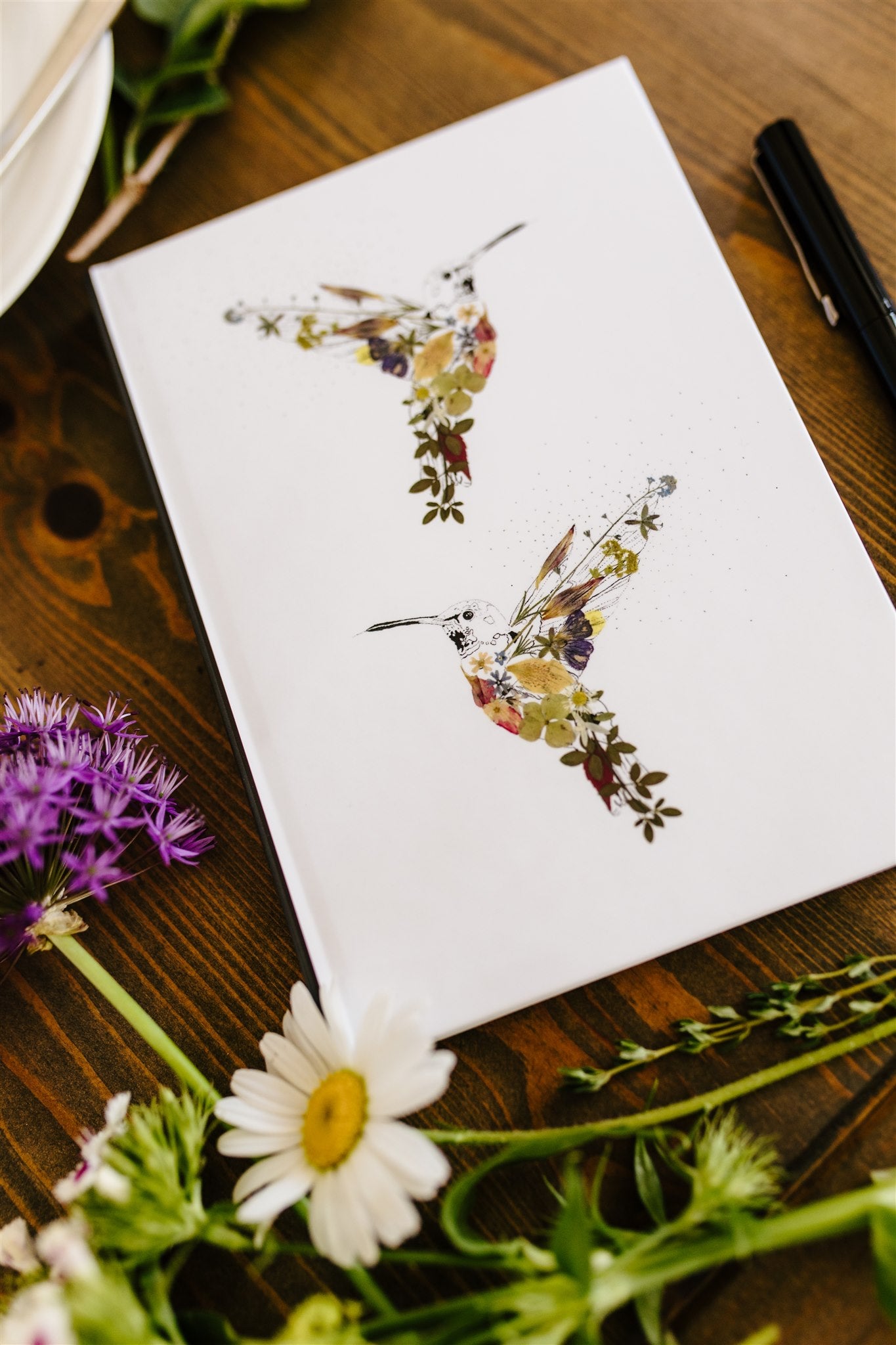 -Journals- 'Happy Hummingbirds' (Blank pages)