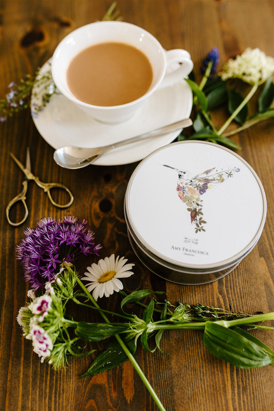 -Small Storage Tins- 'Hummingbird'