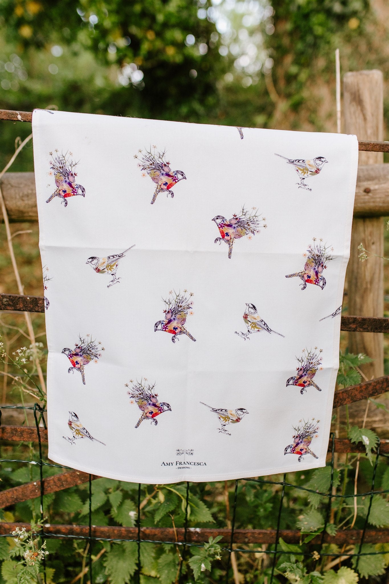 -Tea Towels- 'Feathery Friends'