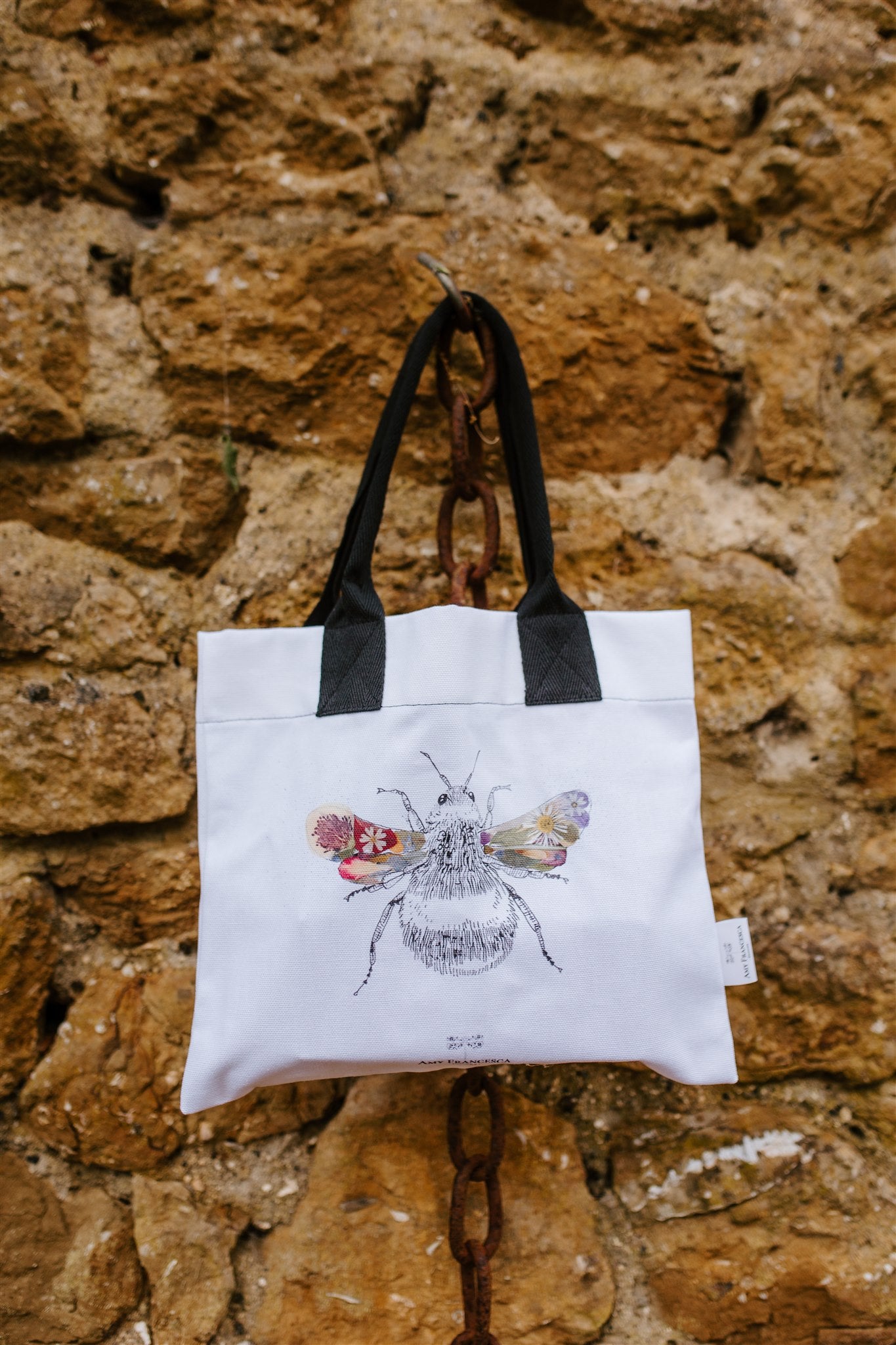 -Tote Bags- Totelet 'Flower Bee'