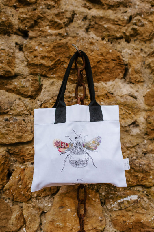 -Tote Bags- Totelet 'Flower Bee'