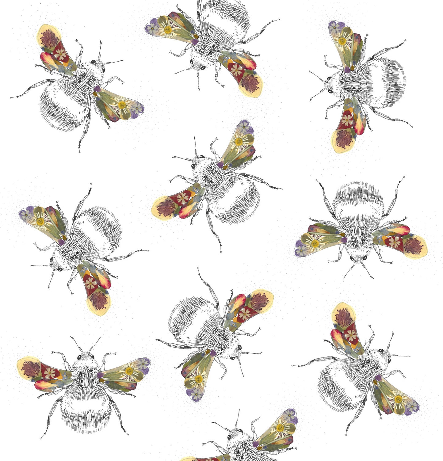 -Cards- 'Busy Flower Bees'