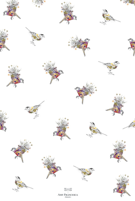 -Tea Towels- 'Feathery Friends'