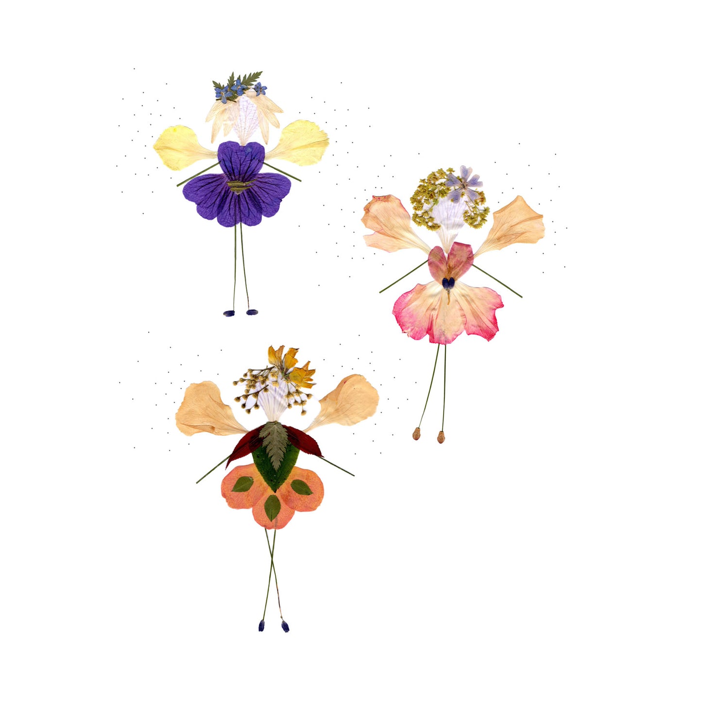 -Cards- 'Petal Pixie Trio'